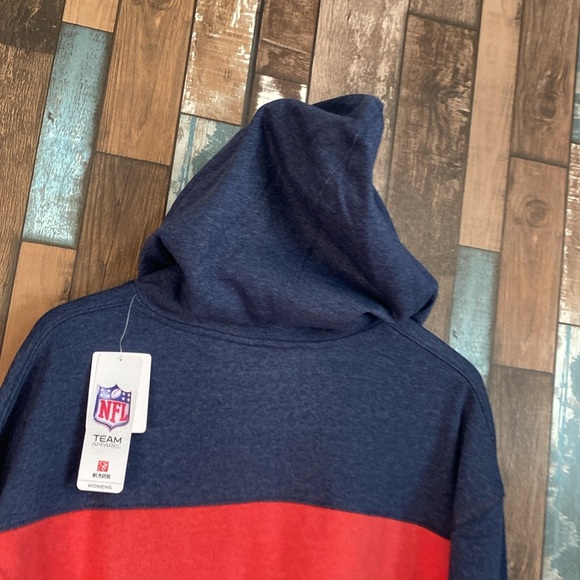 Patriots small cozy high low hoodie sweatshirt - Picture 15 of 16